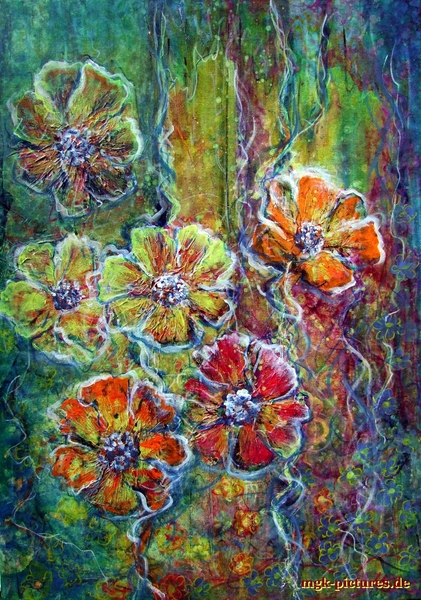 Blumen (Acryl 70x50cm)
